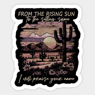 Vintage From The Rising Sun Funny Gift Sticker